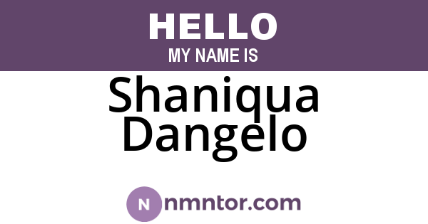 Shaniqua Dangelo