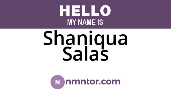 Shaniqua Salas