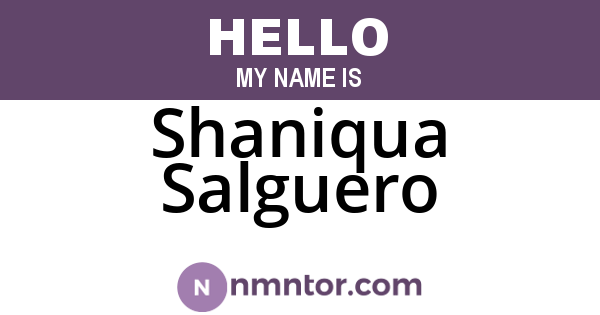 Shaniqua Salguero