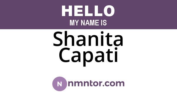 Shanita Capati