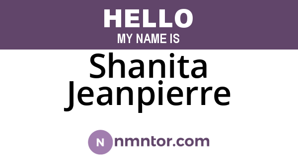 Shanita Jeanpierre