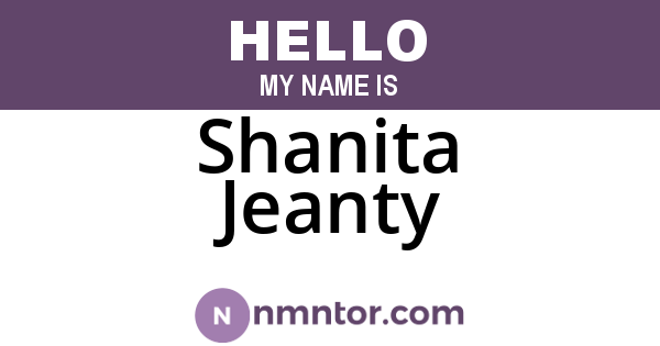Shanita Jeanty