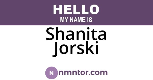 Shanita Jorski
