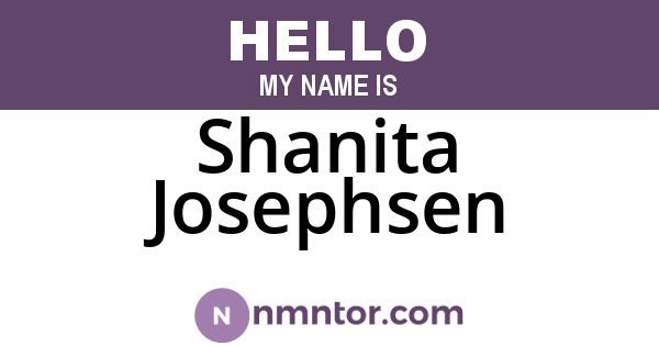 Shanita Josephsen