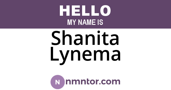 Shanita Lynema