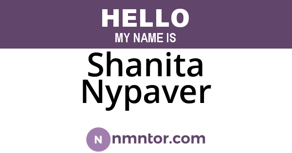 Shanita Nypaver