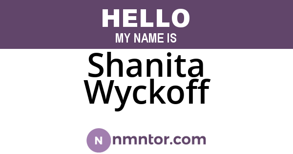 Shanita Wyckoff