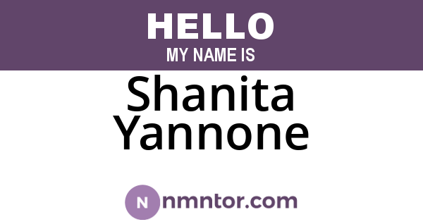 Shanita Yannone