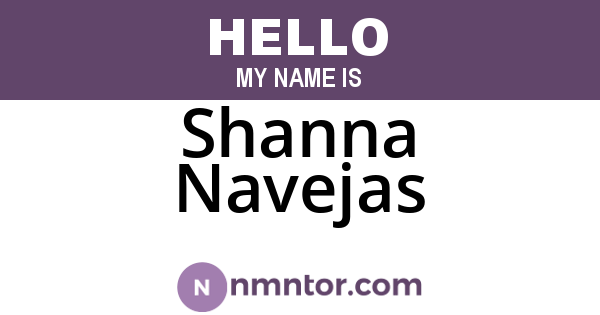 Shanna Navejas