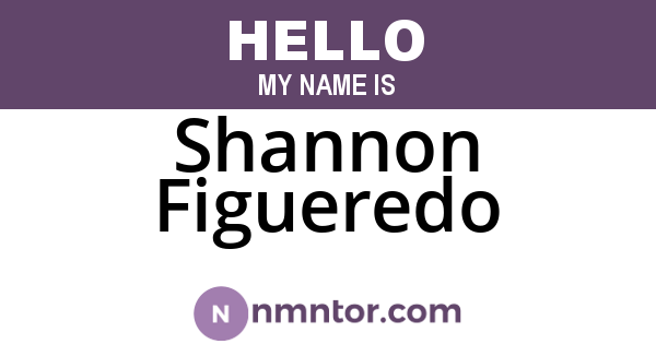 Shannon Figueredo