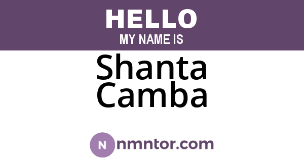 Shanta Camba