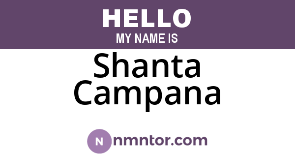 Shanta Campana