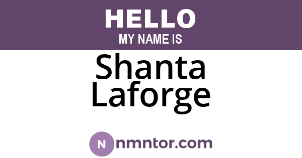 Shanta Laforge