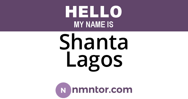 Shanta Lagos