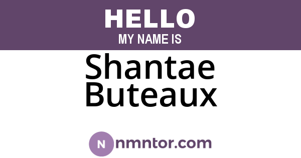 Shantae Buteaux