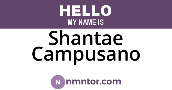 Shantae Campusano