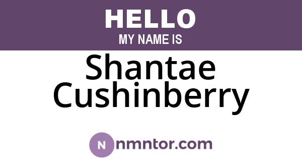 Shantae Cushinberry