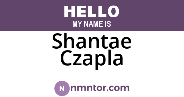 Shantae Czapla