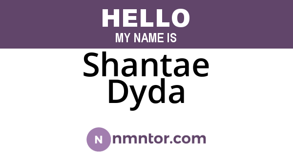 Shantae Dyda