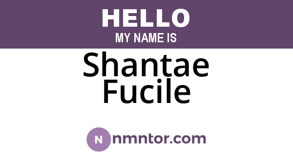 Shantae Fucile