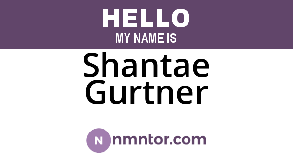 Shantae Gurtner