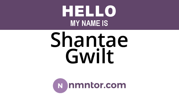 Shantae Gwilt
