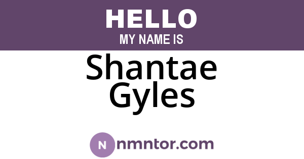 Shantae Gyles