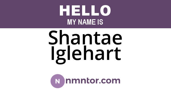 Shantae Iglehart