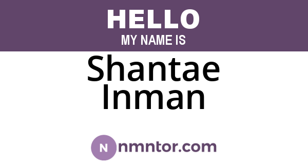 Shantae Inman