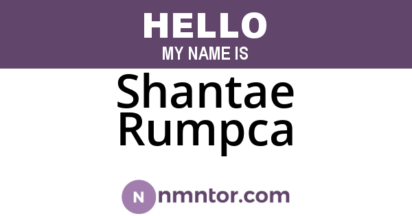 Shantae Rumpca