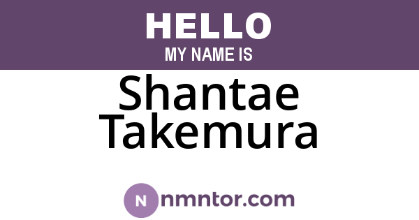 Shantae Takemura