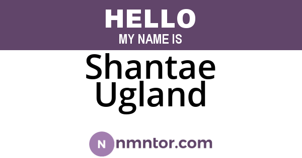 Shantae Ugland