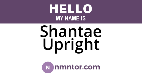 Shantae Upright