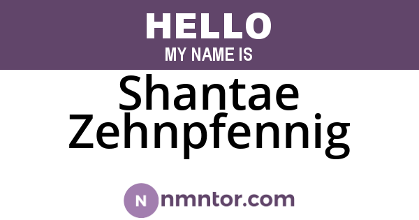 Shantae Zehnpfennig