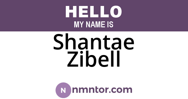 Shantae Zibell