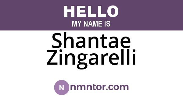 Shantae Zingarelli
