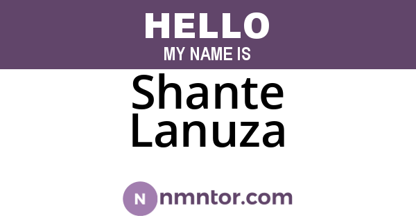Shante Lanuza