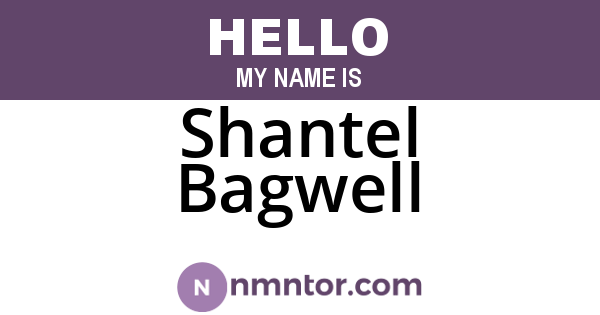 Shantel Bagwell