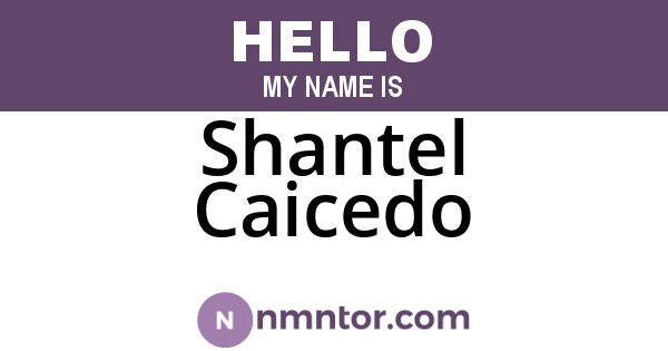 Shantel Caicedo