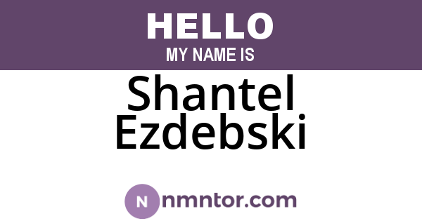 Shantel Ezdebski