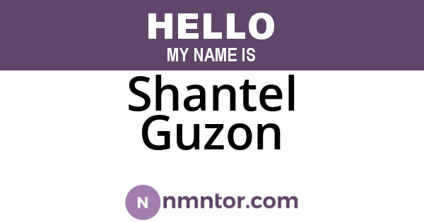 Shantel Guzon