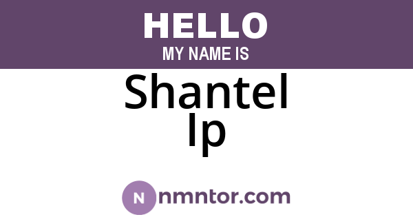 Shantel Ip