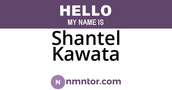 Shantel Kawata