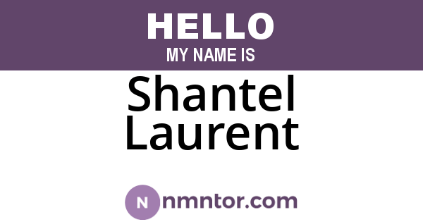 Shantel Laurent