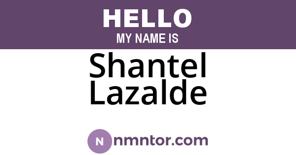 Shantel Lazalde