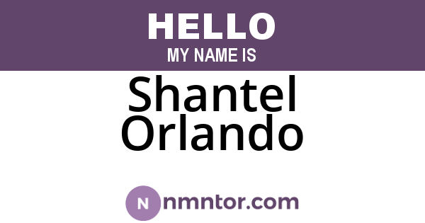 Shantel Orlando