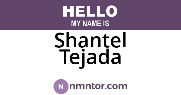 Shantel Tejada