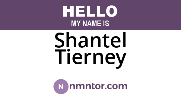Shantel Tierney