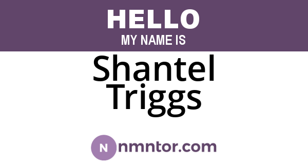 Shantel Triggs