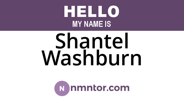 Shantel Washburn